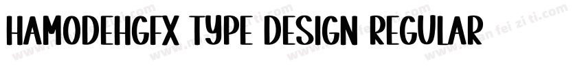 HamodehGFX Type Design Regular字体转换